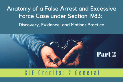 Anatomy of a False Arrest Part 2 CLE