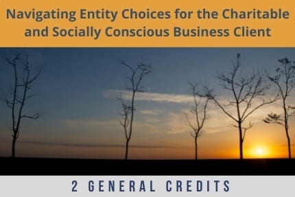 Navigating Entity Choices CLE