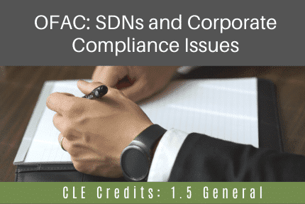 OFAC CLE