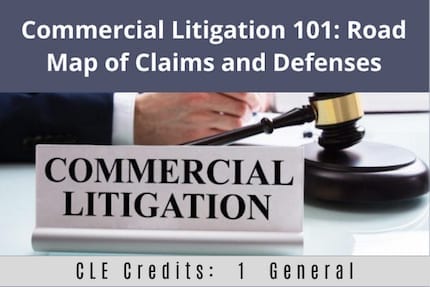 Commercial Litigation 101 CLE