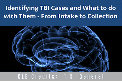 Identifying TBI Cases CLE