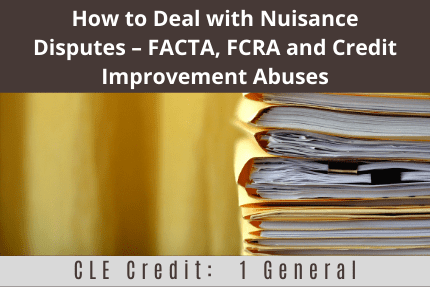 How To Deal With Nuisance Disputes