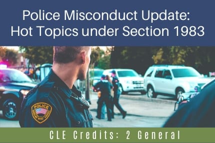 Police Misconduct Update CLE