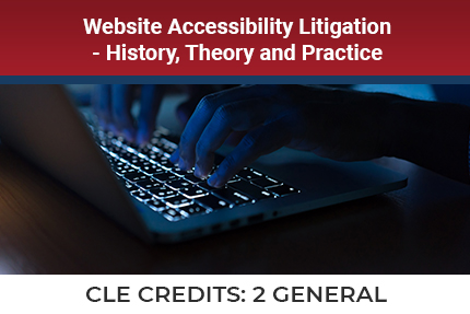 Website Accessibility Litigation CLE
